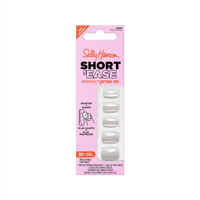 Sally Hansen Salon Effects Perfect Press-On Shortease Short Circute 30 Pieces