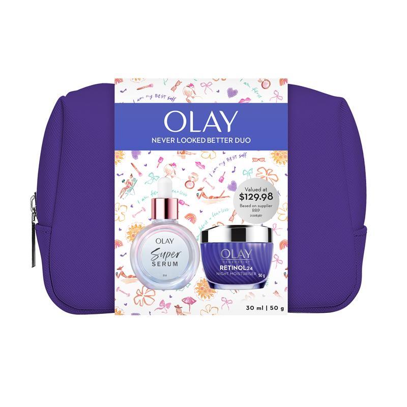 Olay Retinol Cream 50G + Super Serum Day 30ml Gift Set