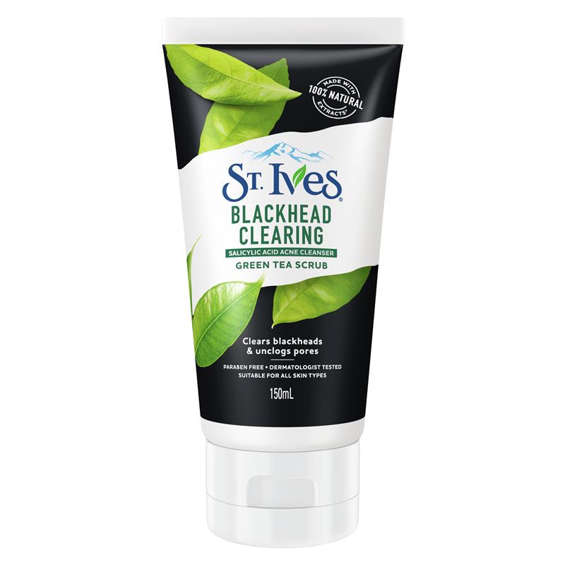 St Ives Blackhead Clearing Green Tea Scrub 150ml/170g