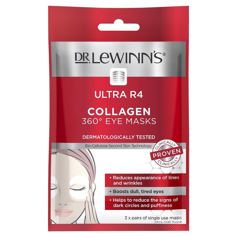 Dr. LeWinn's Plump + Lift Collagen Plumping Eye Mask 3 Pack