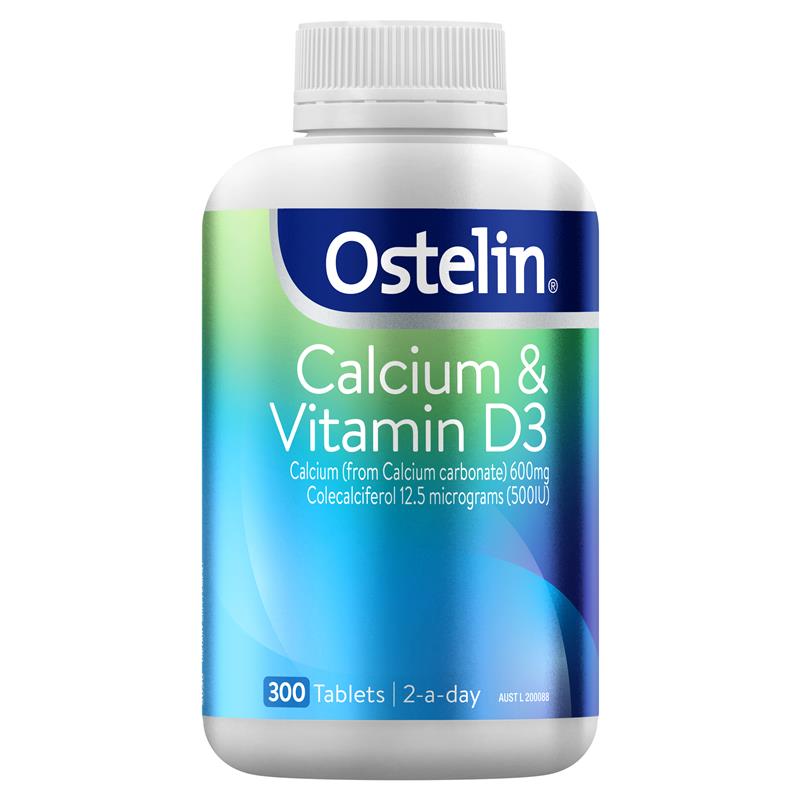 Ostelin Calcium & Vitamin D3 300 Tablets Exclusive Size