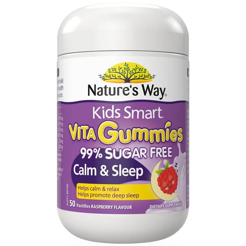 Nature's Way Kids Smart Vita Gummies Sugar Free Calm & Sleep 50 Gummies