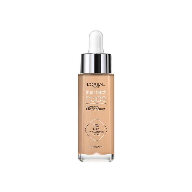 L'Oreal Paris True Match Nude Plumping Tinted Serum 4-5 Medium