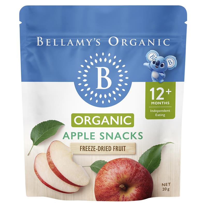 Bellamy's Organic Apple Snacks 20g