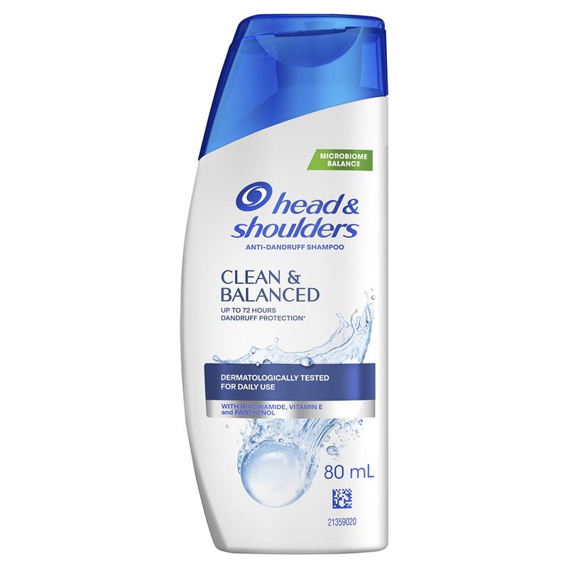 Head & Shoulders Clean and Balanced Shampoo 80ml