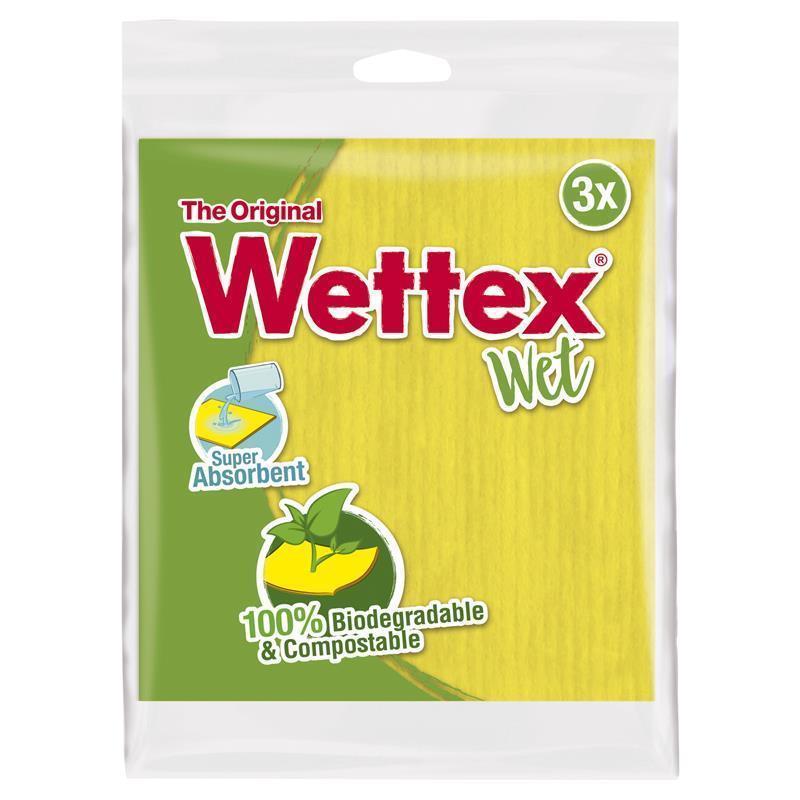 Wettex Wet Sponge Cloth 3 Pack