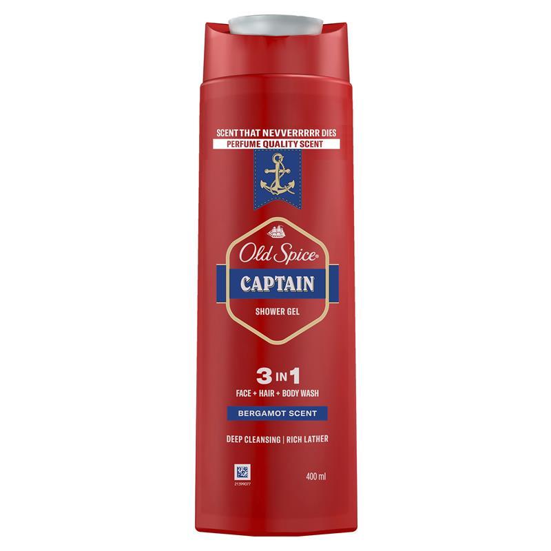 Old Spice Captain 3 in 1 Body Wash 400ml
