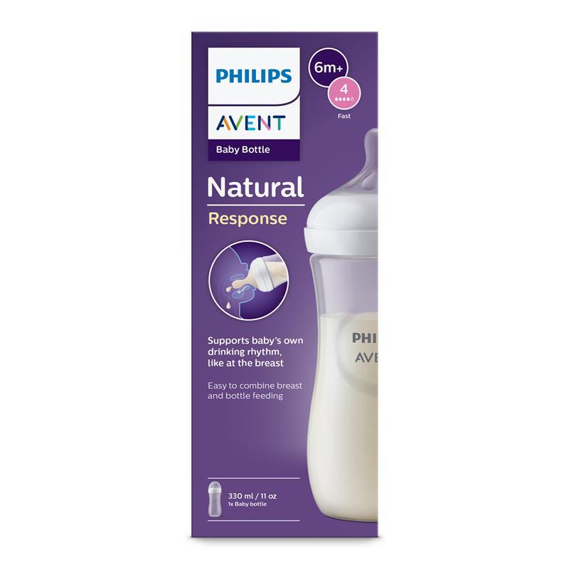 Avent Natural Response Feeding Bottle 330ml