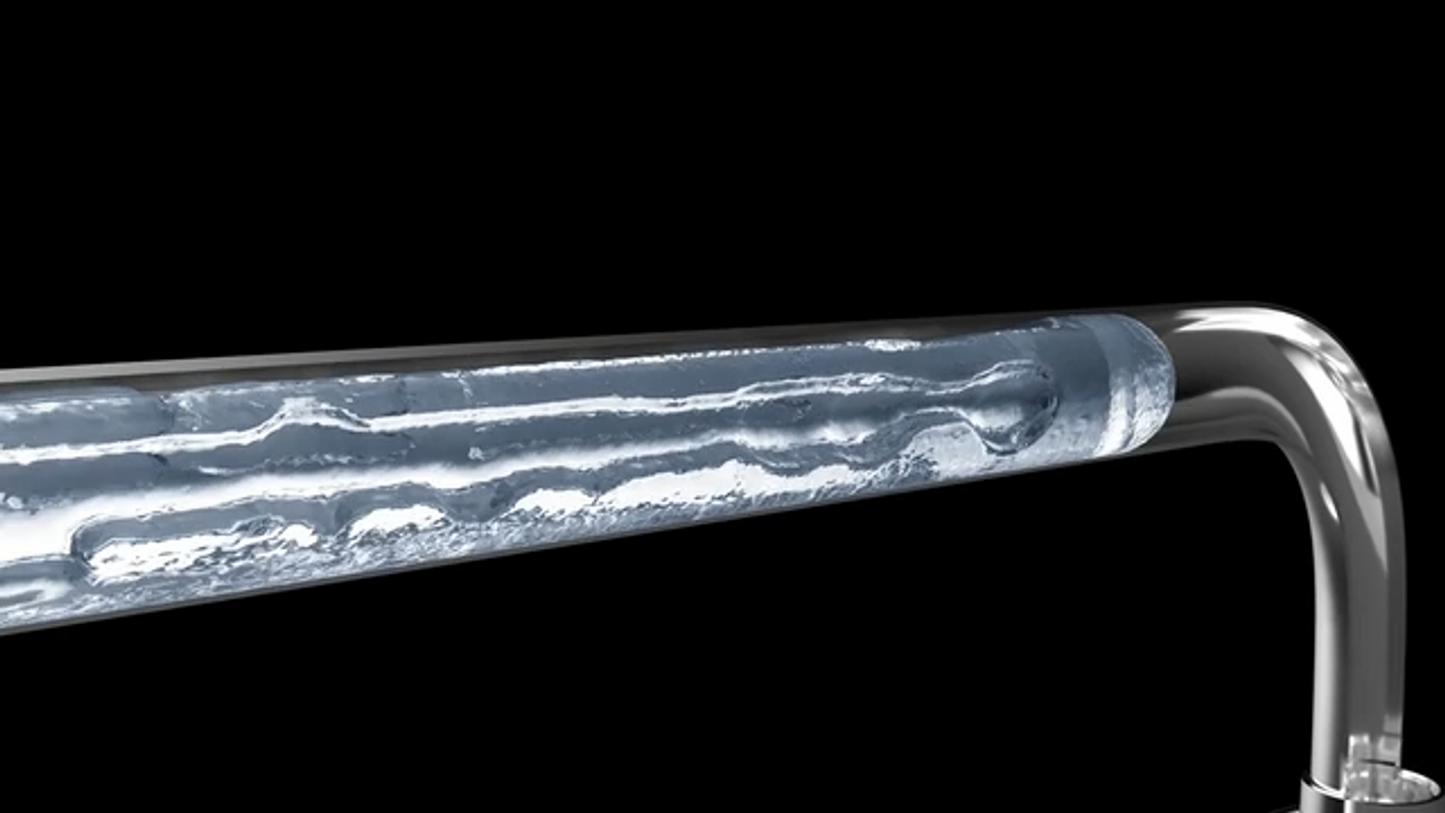 Revolution Chrome Self Cleaning Overhead Rain Shower - 350 x 420mm