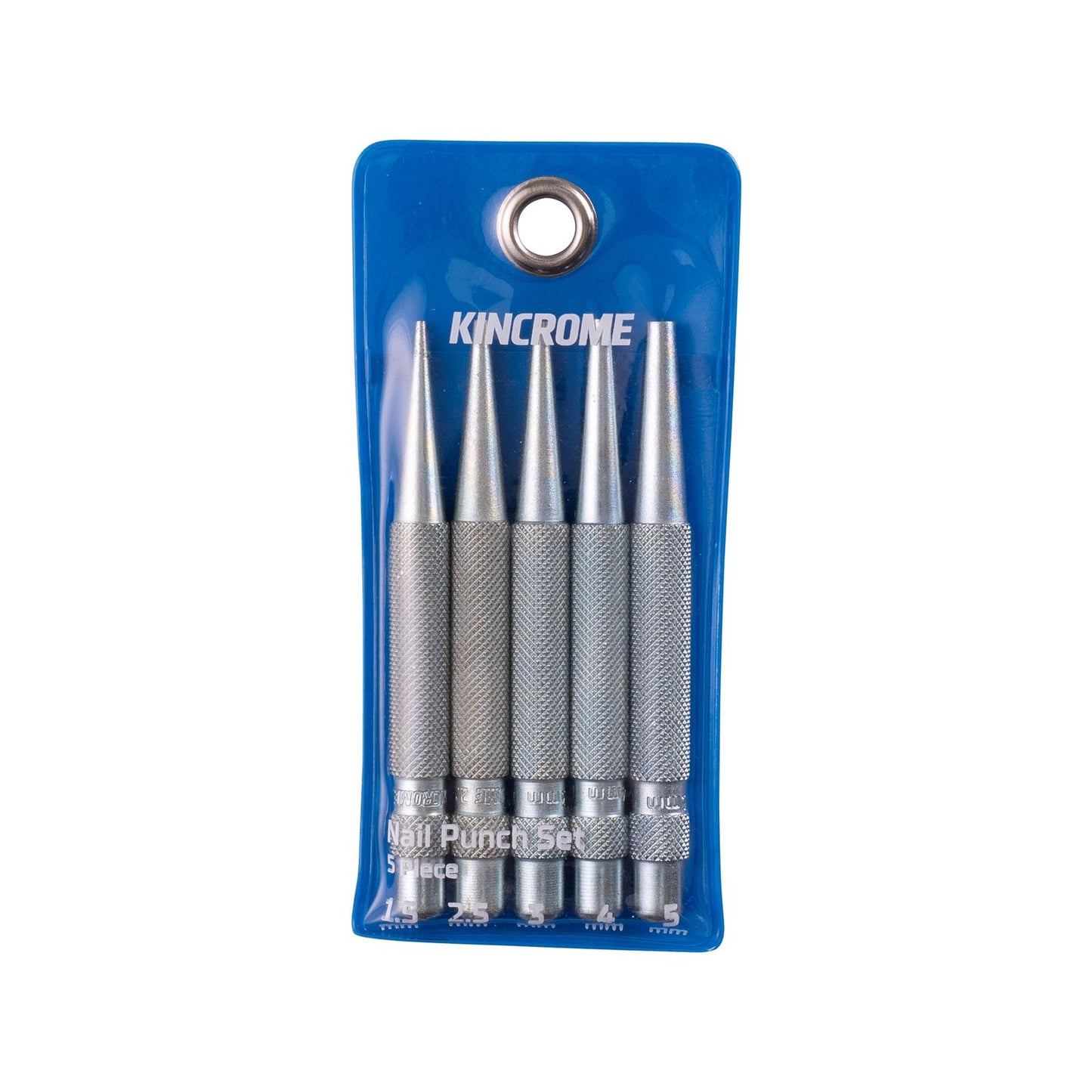Kincrome Nail Punch Set - 5 Piece - 1.5-5mm