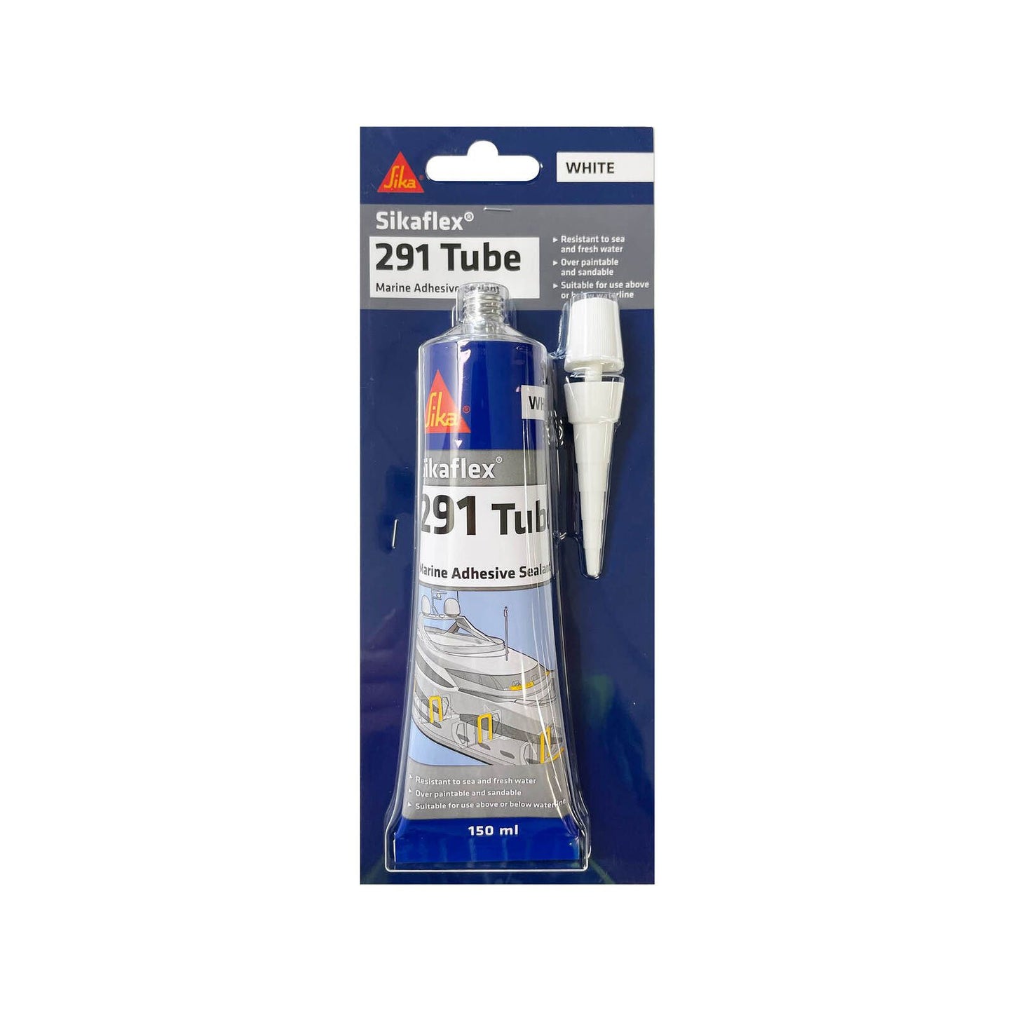 Sika Sikaflex 291 Marine Adhesive Sealant - 150ml - White