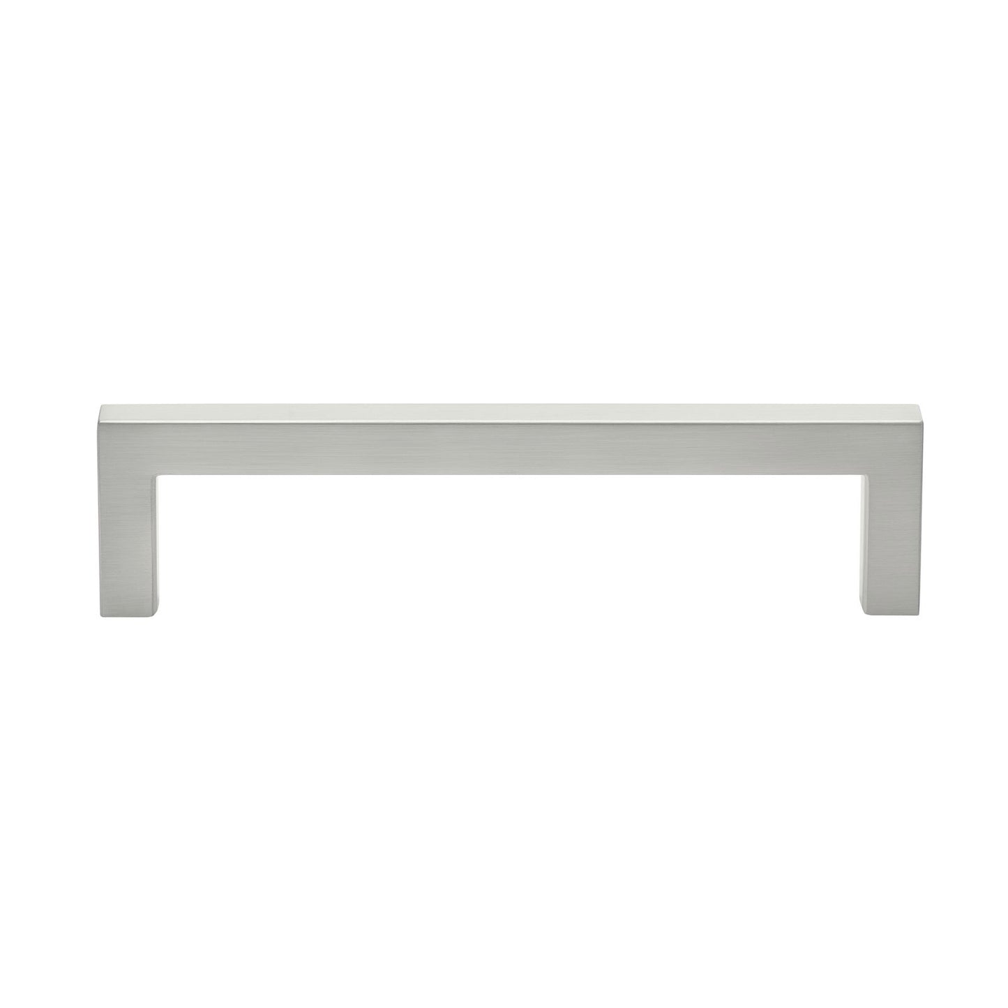 Prestige Brushed Nickel Square Bar Handle - 128mm