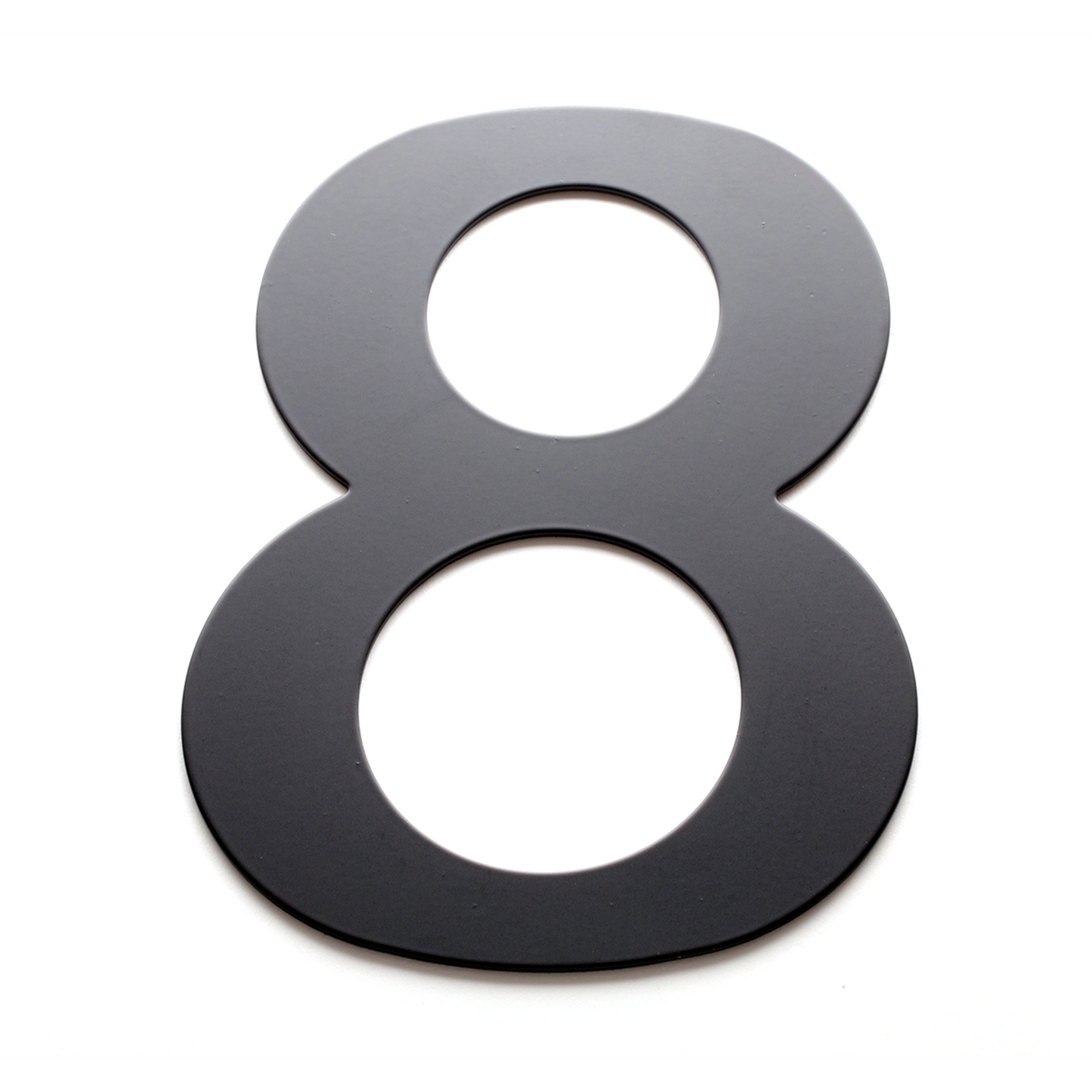 Sandleford Black Lorenzo House Number 8 - 200mm