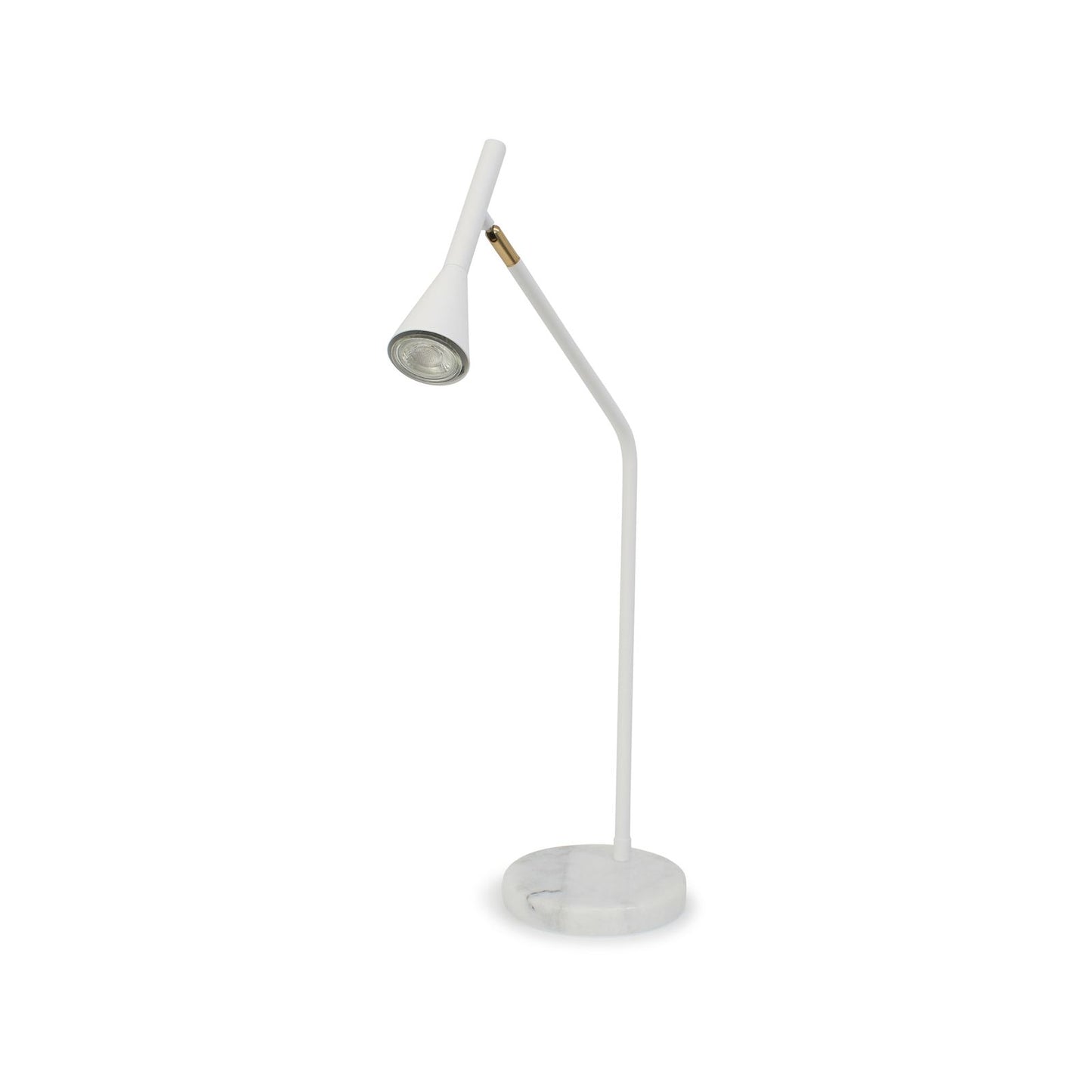 Home Design White Svelte Desk Lamp - 365 x 645mm