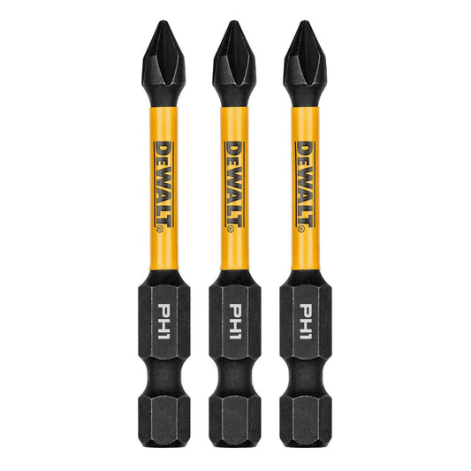 Dewalt Flextorq Screwdriver Bit 57mm PH1 3 Pack