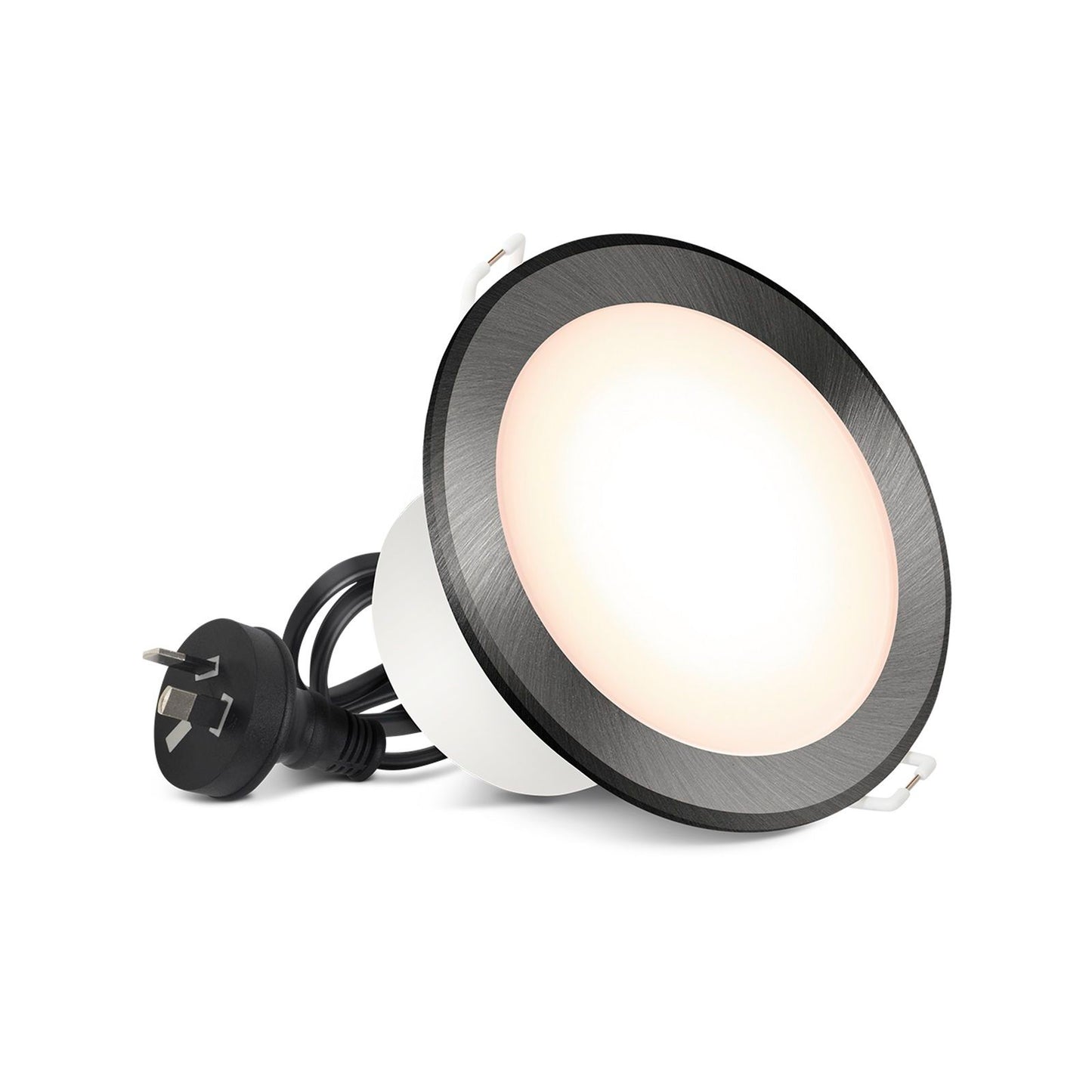 HPM Polished Silver Tricolour Dimmable LED Downlight - 90mm - 7W