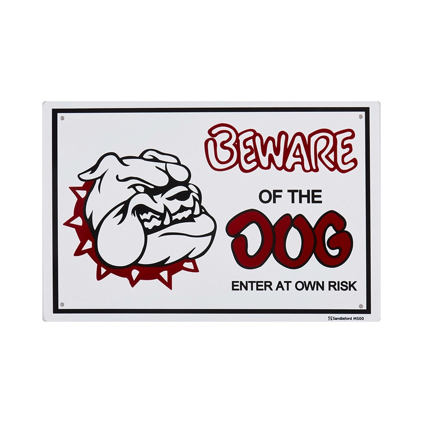 Sandleford Beware of Dog Sign - 300 x 200mm