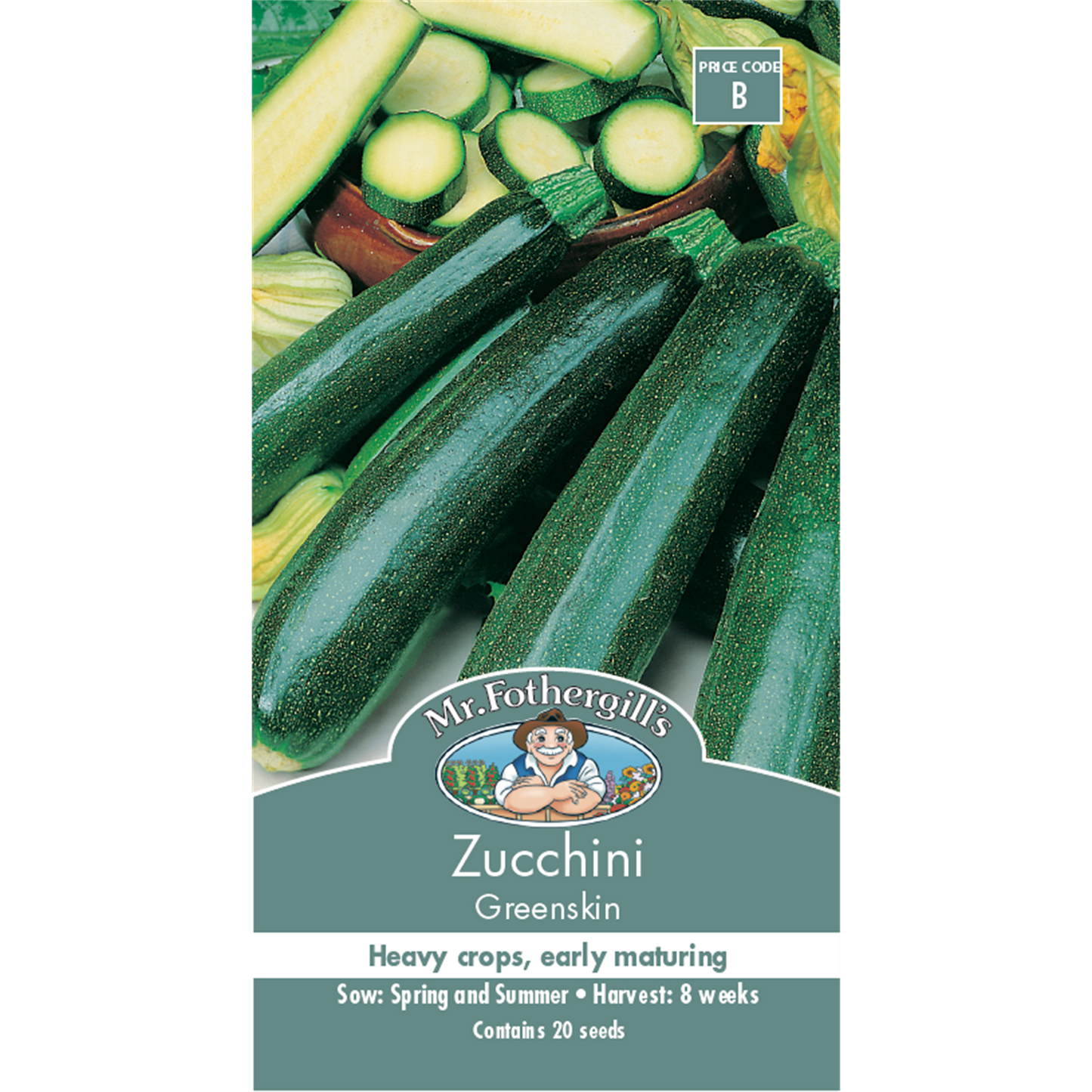 Mr Fothergill Zucchini Vegetable Seeds