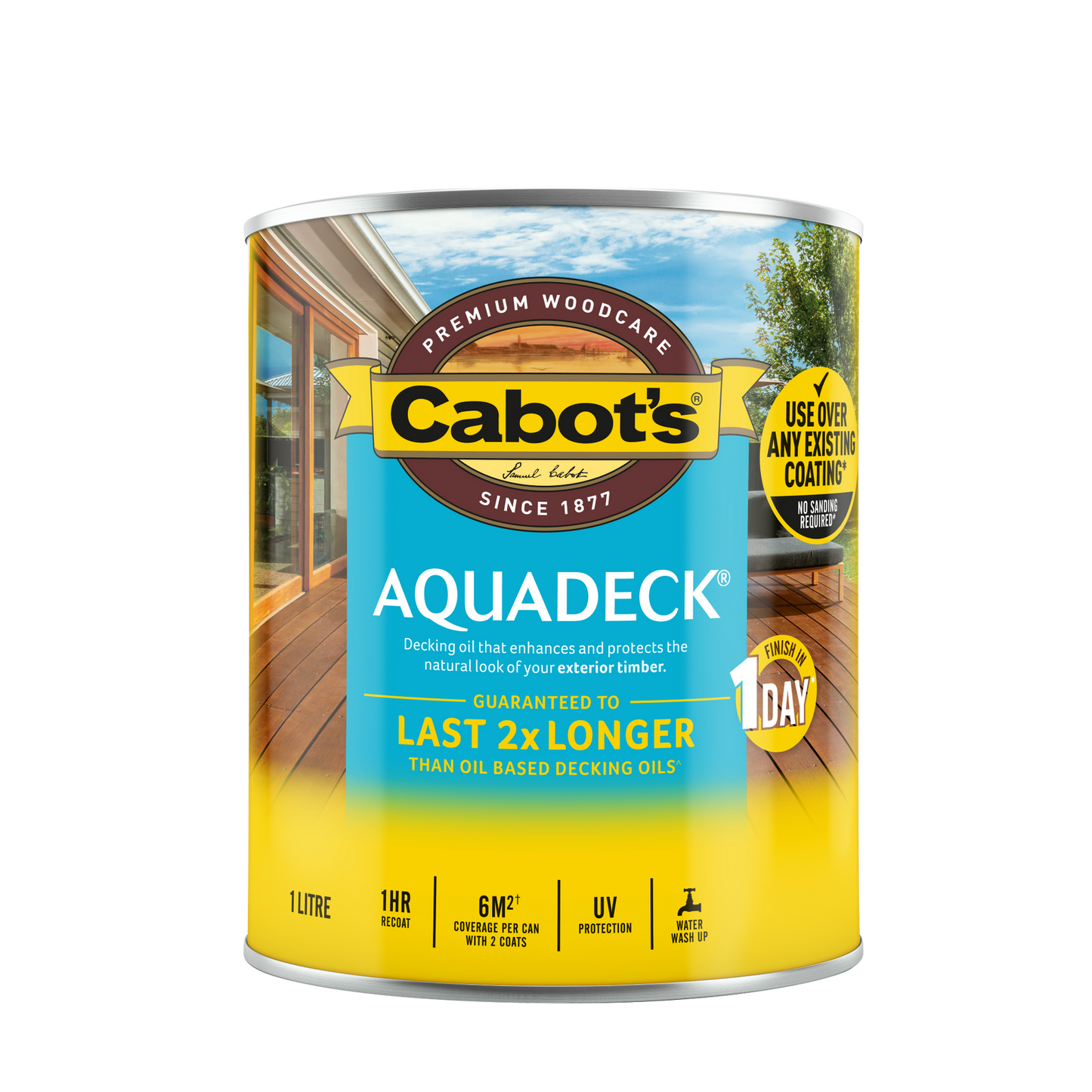 Cabot Aquadeck Merbau Decking Oil - 1L