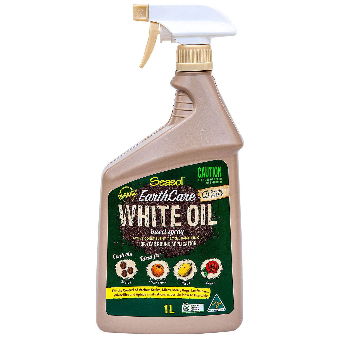 Seasol EarthCare White Oil Insect Spray - 1L