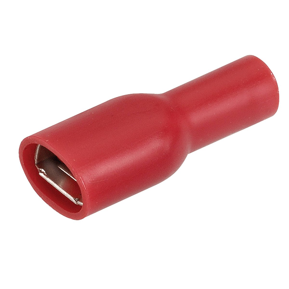 Narva Female Blade Terminal 6.3x0.8mm Red Flared Vinyl 10 Pack