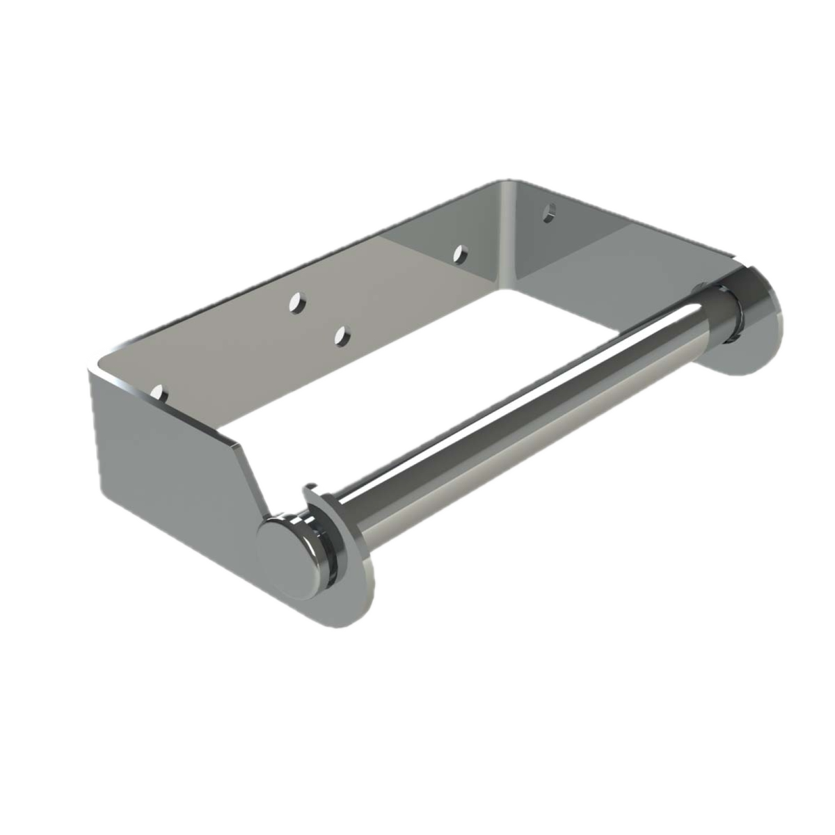 Magnet Toilet Roll Holder - 125mm - Steel - Wall Mount