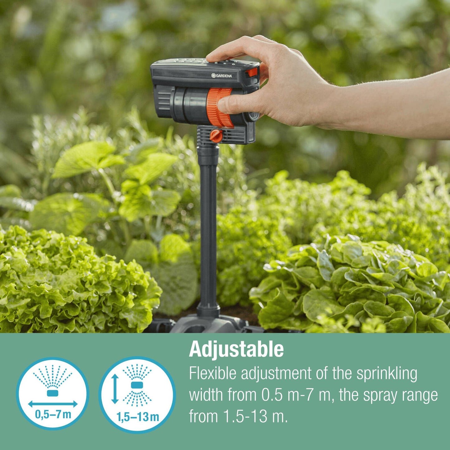 Gardena Micro Irrigation Oscillating Sprinkler OS 90 - 1-90m²