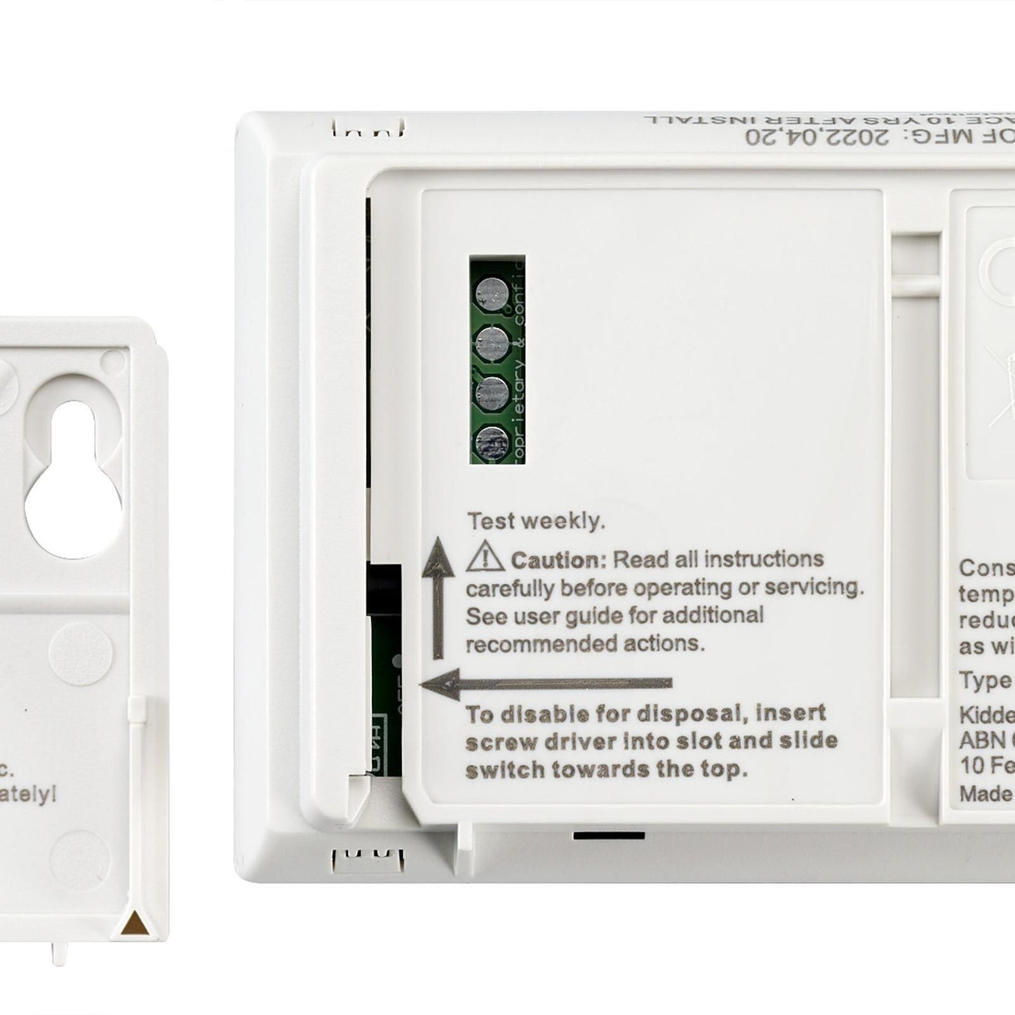 Quell Carbon Monoxide Alarm - 195 x 290mm - White - 10 Year