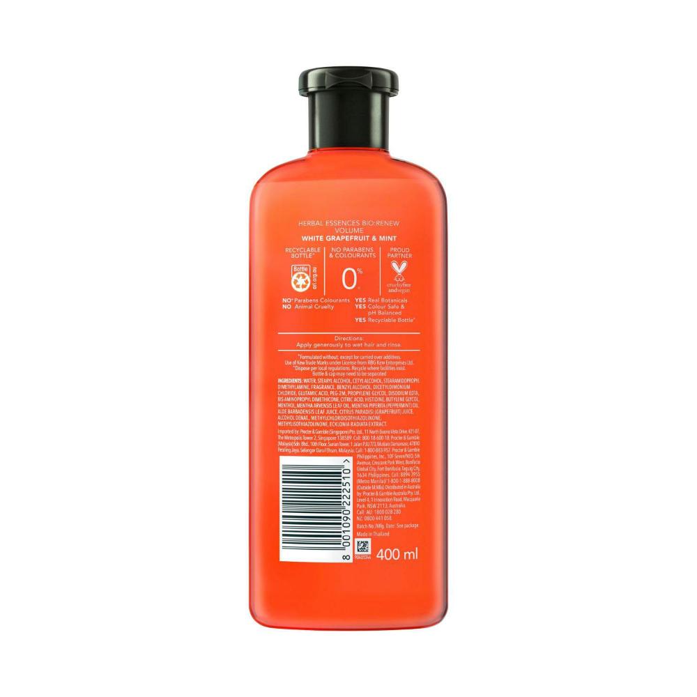 Herbal Essences Bio Renew White Grapefruit & Mosa Mint Conditioner - 400mL