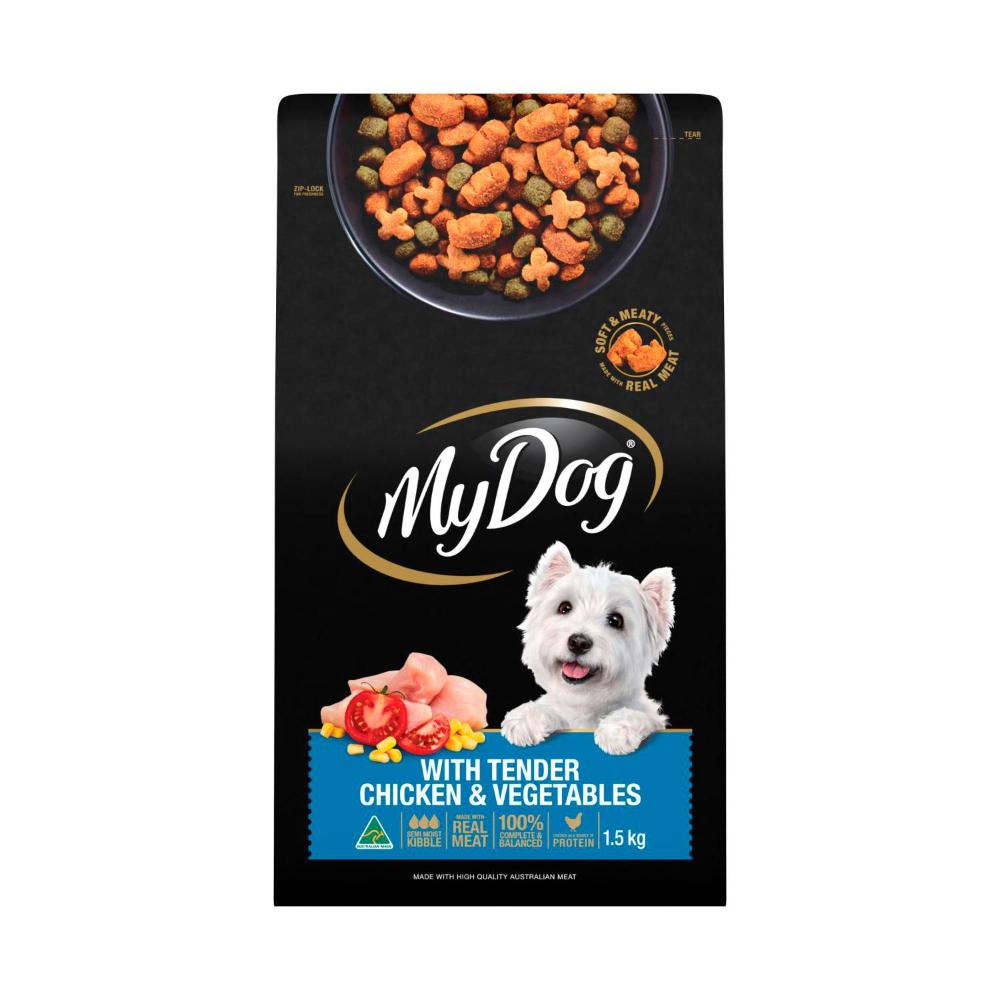 My Dog Adult Dry Dog Food Tender Chicken & Vegetables - 1.5kg