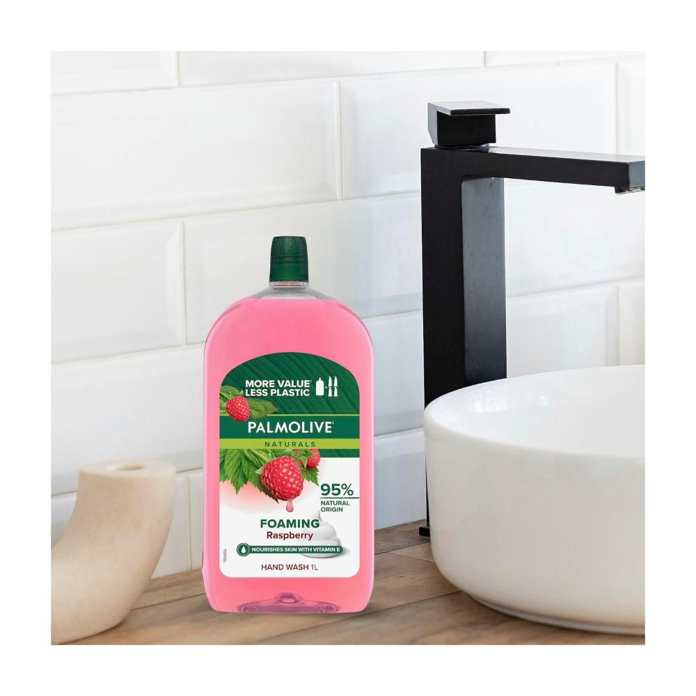 Palmolive Naturals Foaming Hand Wash Raspberry Refill - 1L