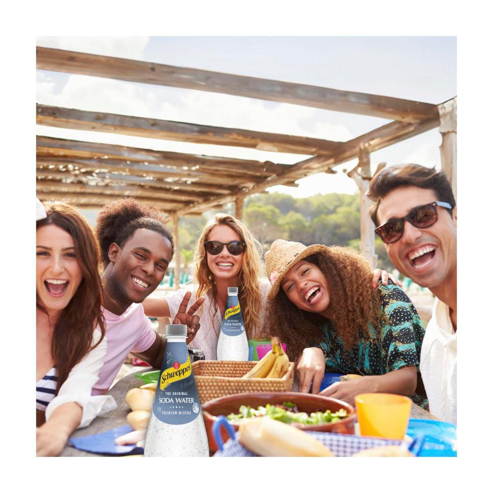 Schweppes Soda Water Bottle Classic Mixers | 1.1L