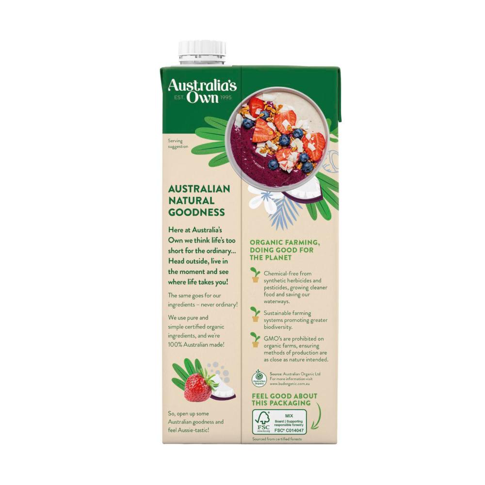 Australia's Own Unsweetened Organic Coconut Milk - 1L