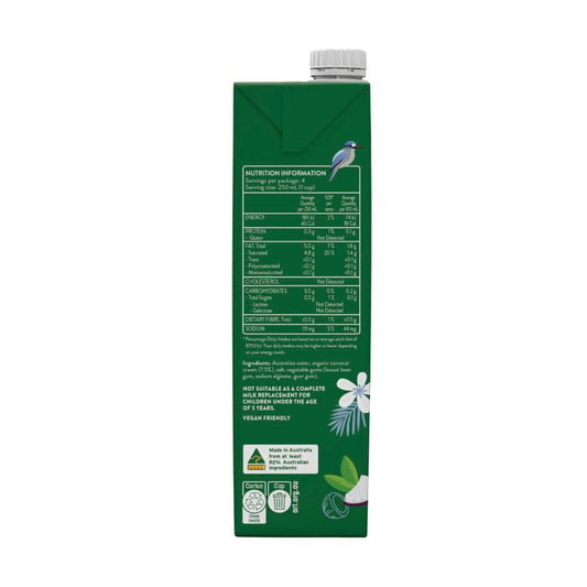 Australia's Own Unsweetened Organic Coconut Milk - 1L