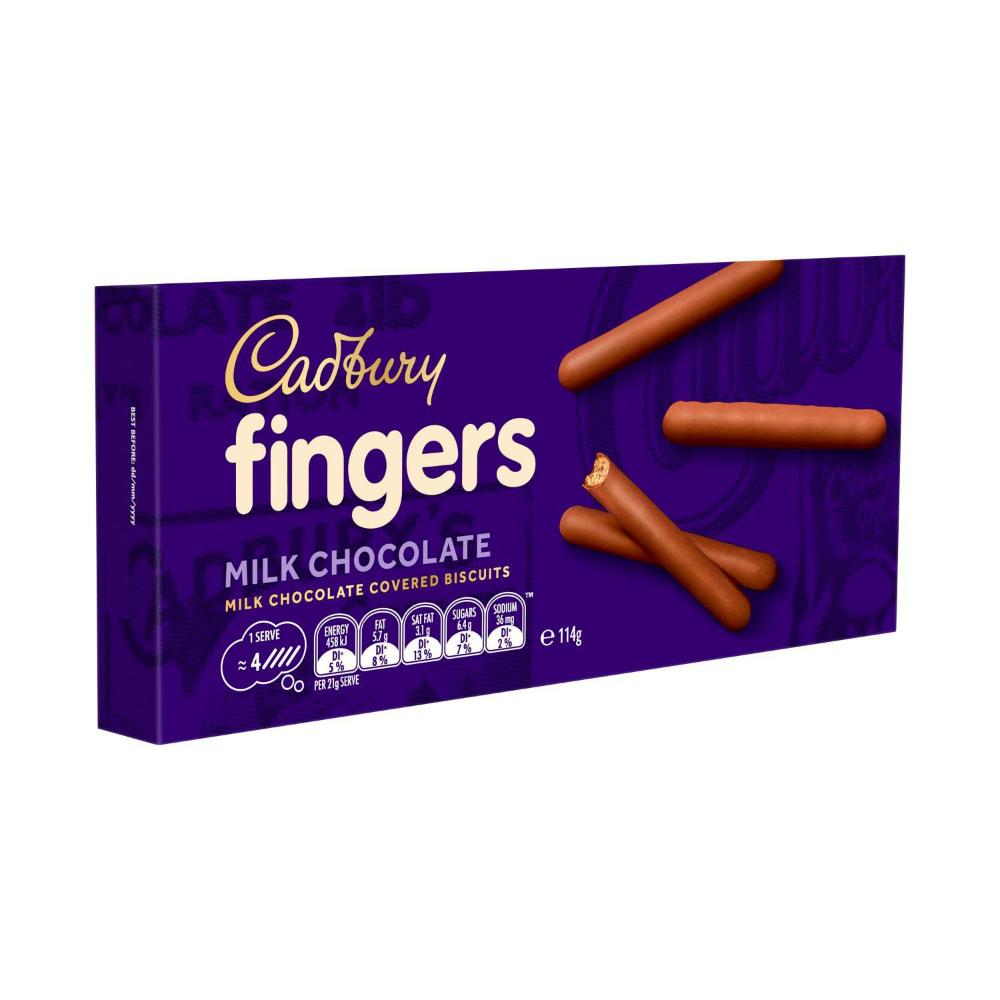 Cadbury Fingers Milk Chocolate - 114g