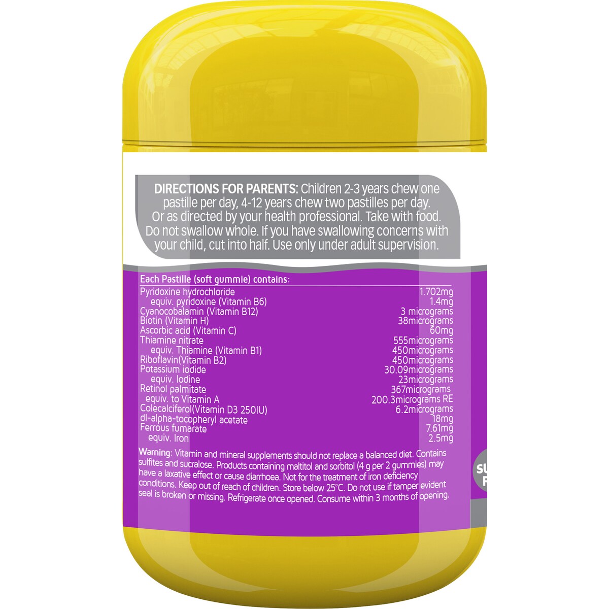 Nature's Way Kids Smart Vita Gummies Multivit + Iron Pastilles 40 pack