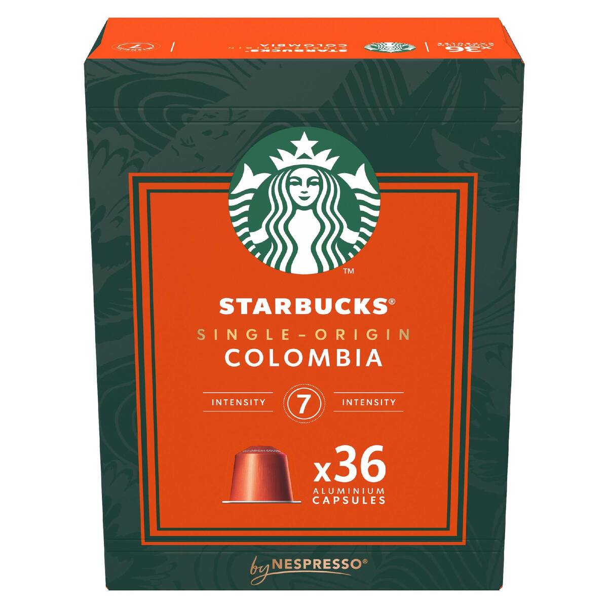 Starbucks By Nespresso Colombia Coffee Pods 36 Pack