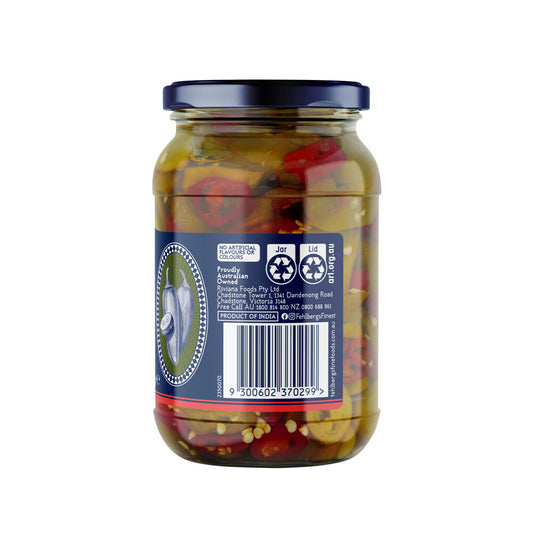 Fehlbergs Jalapeno & Chilli Mix Sliced Pickle - 470g