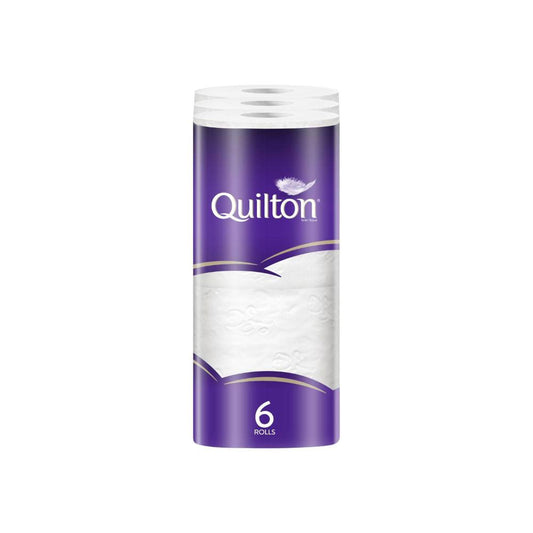 Quilton White Toilet Tissue - 6 pack