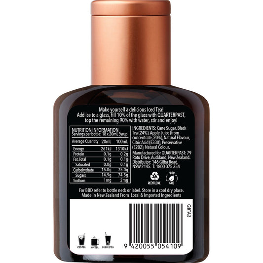 Quarterpast Apple Iced Black Tea 360ml
