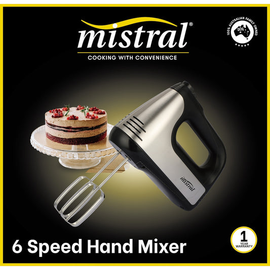 Mistral 6 Speed Hand Mixer