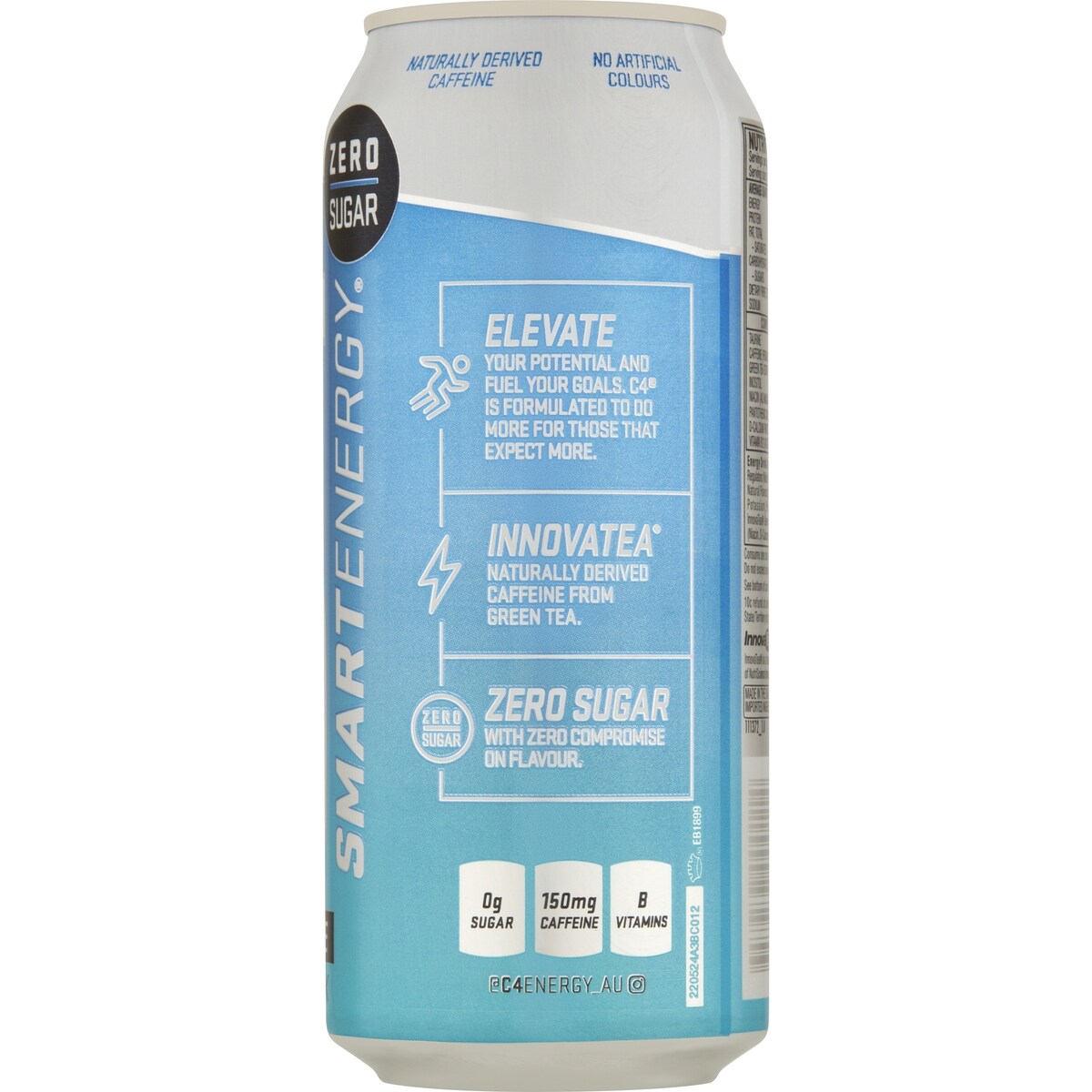 C4 Smart Energy Icy Blue Razz Can 473ml