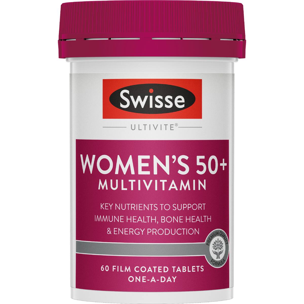 Swisse Ultivite Women's 50+ Multivitamin Tablets 60 Pack