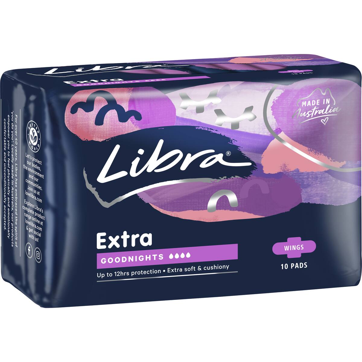 Libra Goodnights Pads 10 Pack