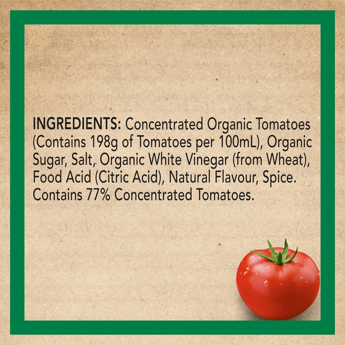 Heinz Tomato Ketchup Squeezy Bottle Organic 500ml