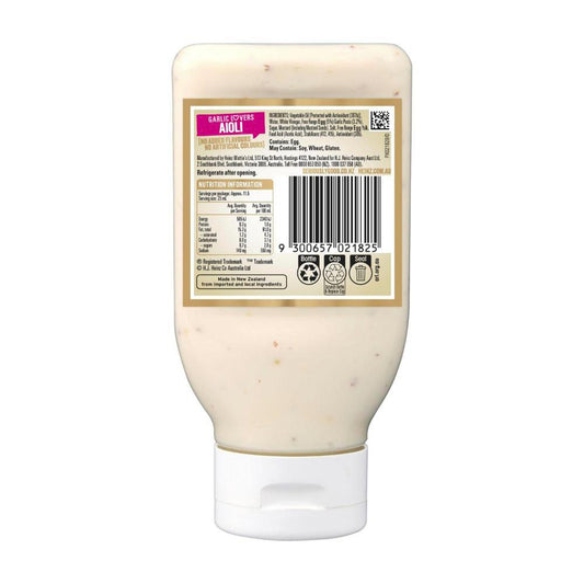 Heinz Mayo Seriously Good Garlic Lovers Aioli - 295mL