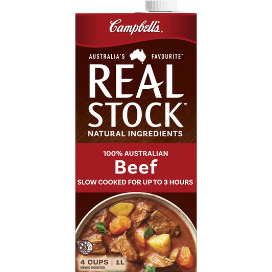 Campbells Real Stock Beef Liquid Stock 1L