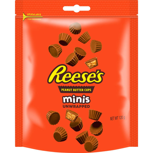 Reeses Minis Peanut Butter Cups 120g