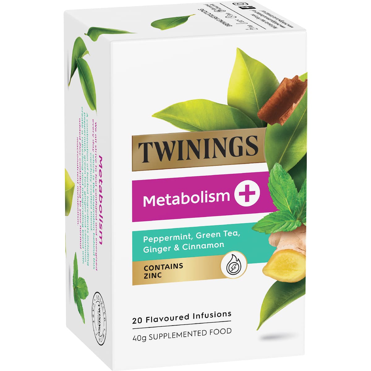 Twinings Live Well Metabolism+ Flavoured Infusions 20 Pack
