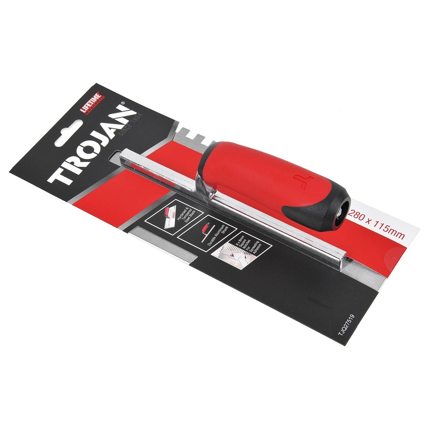 Trojan Notched Plastering Trowel - 280 x 115mm